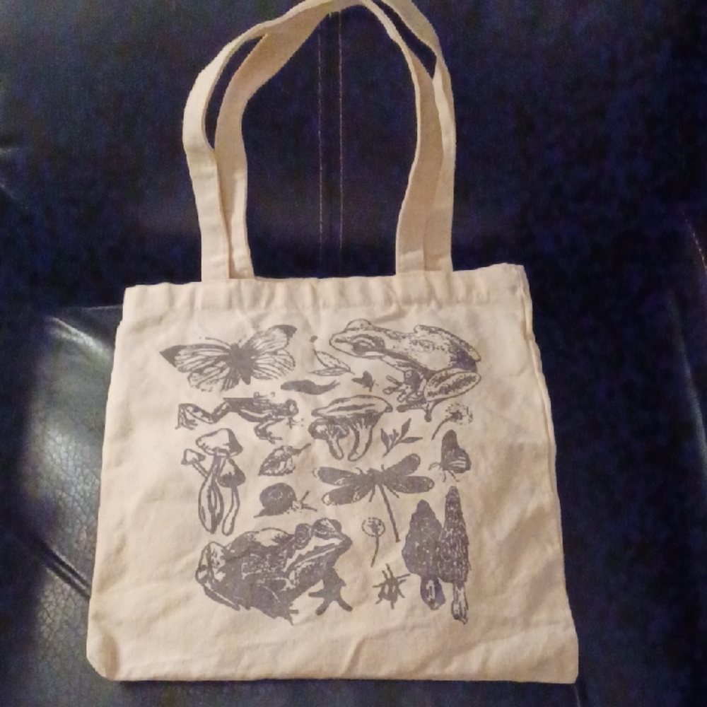 Tote Bag Nature Print Canvas